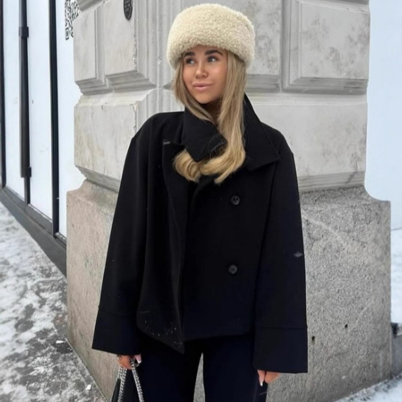 Jacket Women Cropped Straight Fit