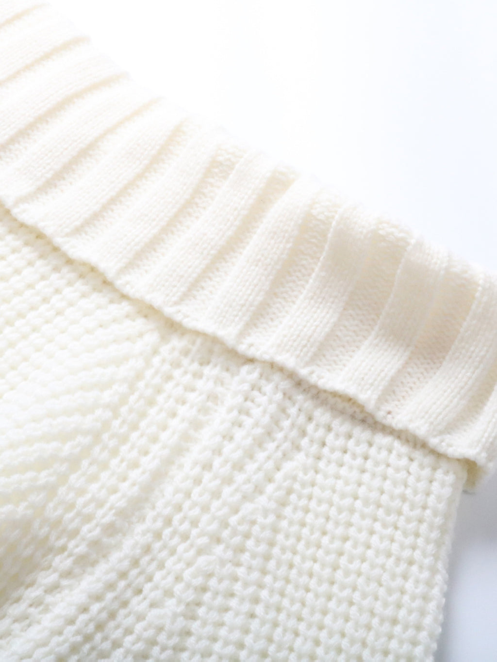 Sweater Women Oversized Off-Shoulder Textured Design