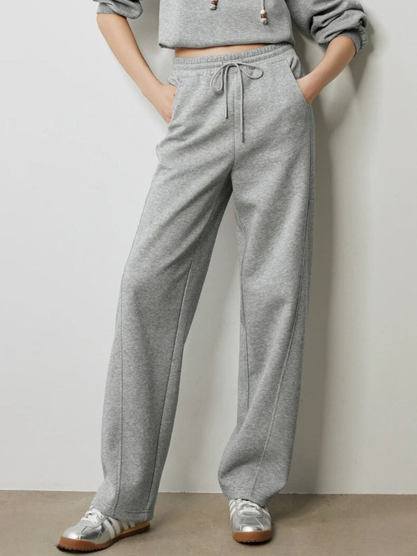 Trousers Women Relaxed-Fit Wide-Leg Jogging Style