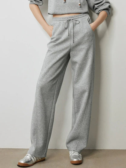 Trousers Women Relaxed-Fit Wide-Leg Jogging Style