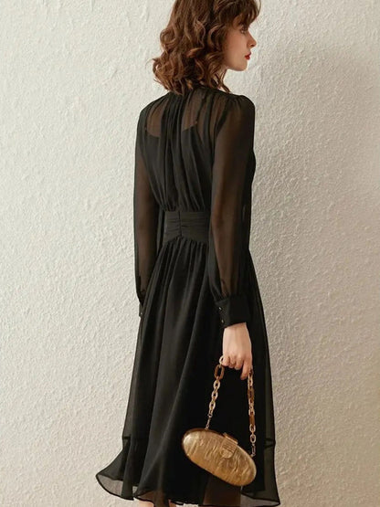 Dress Women Midi Length A-Line Relaxed Fit