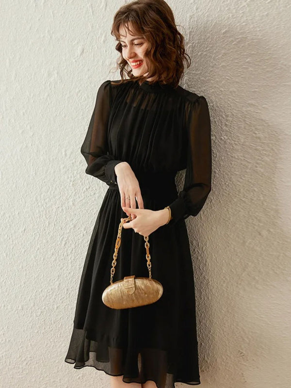 Dress Women Midi Length A-Line Relaxed Fit