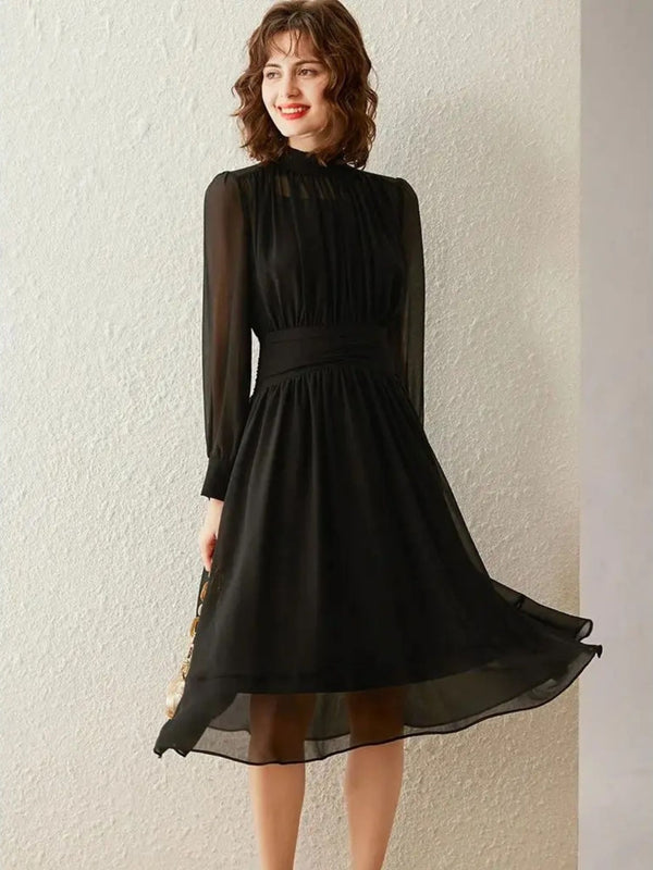 Dress Women Midi Length A-Line Relaxed Fit