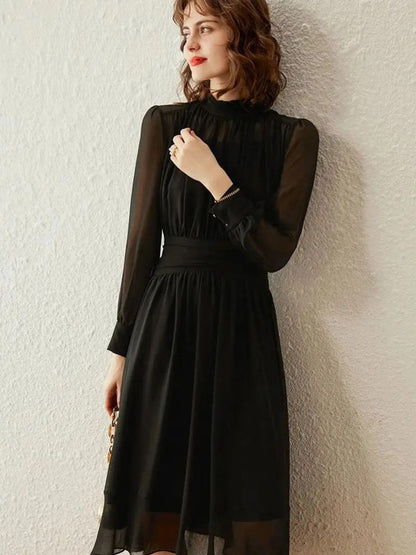 Dress Women Midi Length A-Line Relaxed Fit