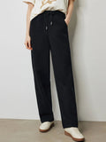 Trousers Women Relaxed-Fit Wide-Leg Jogging Style