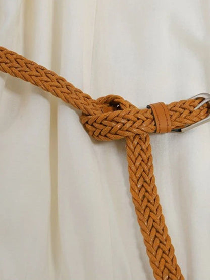 Dress Women V-Neck Smocked Waist A-Line Mini