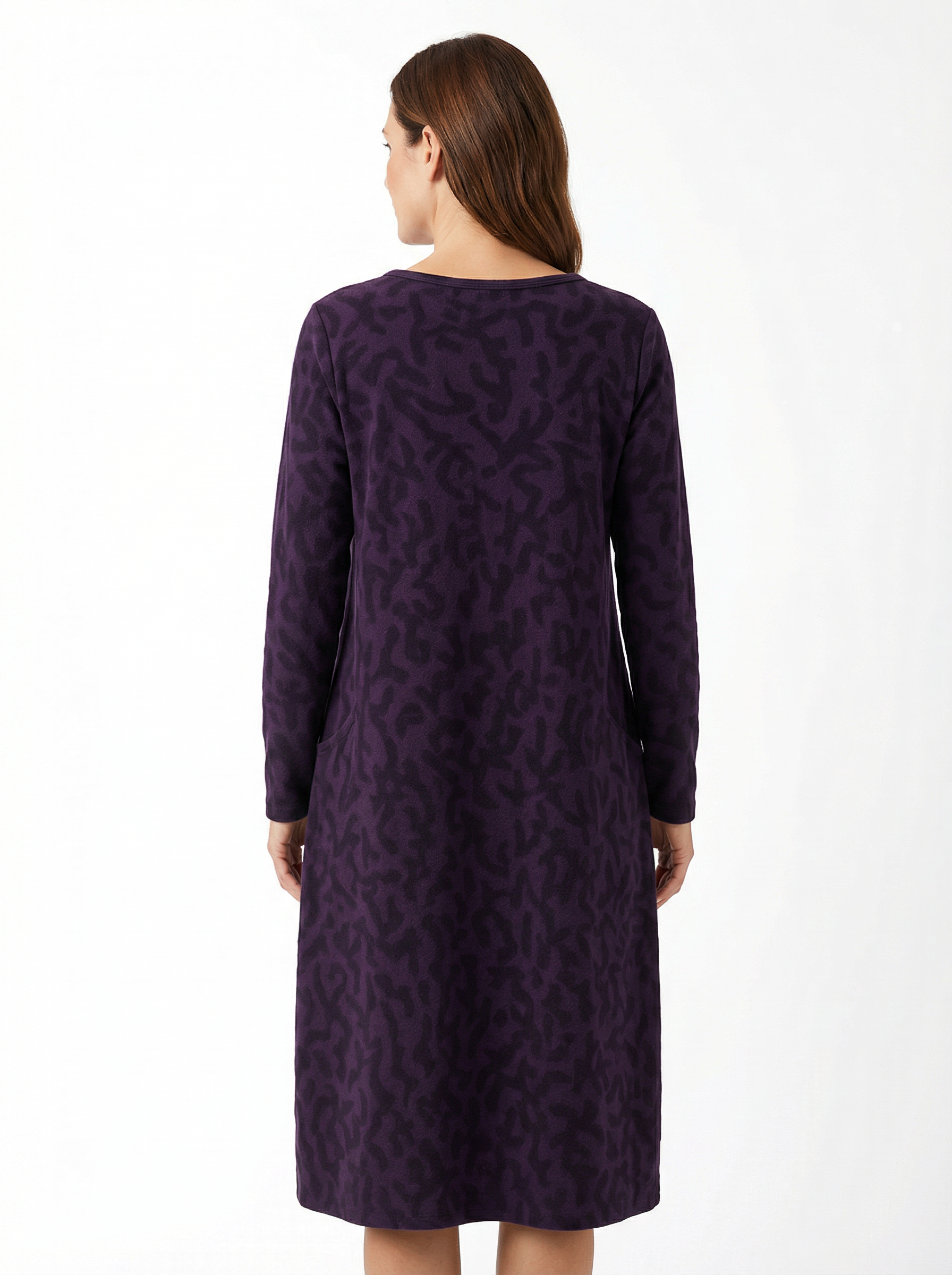 Women’s Classic Winter Dress with Full Sleeves & Relaxed Cut