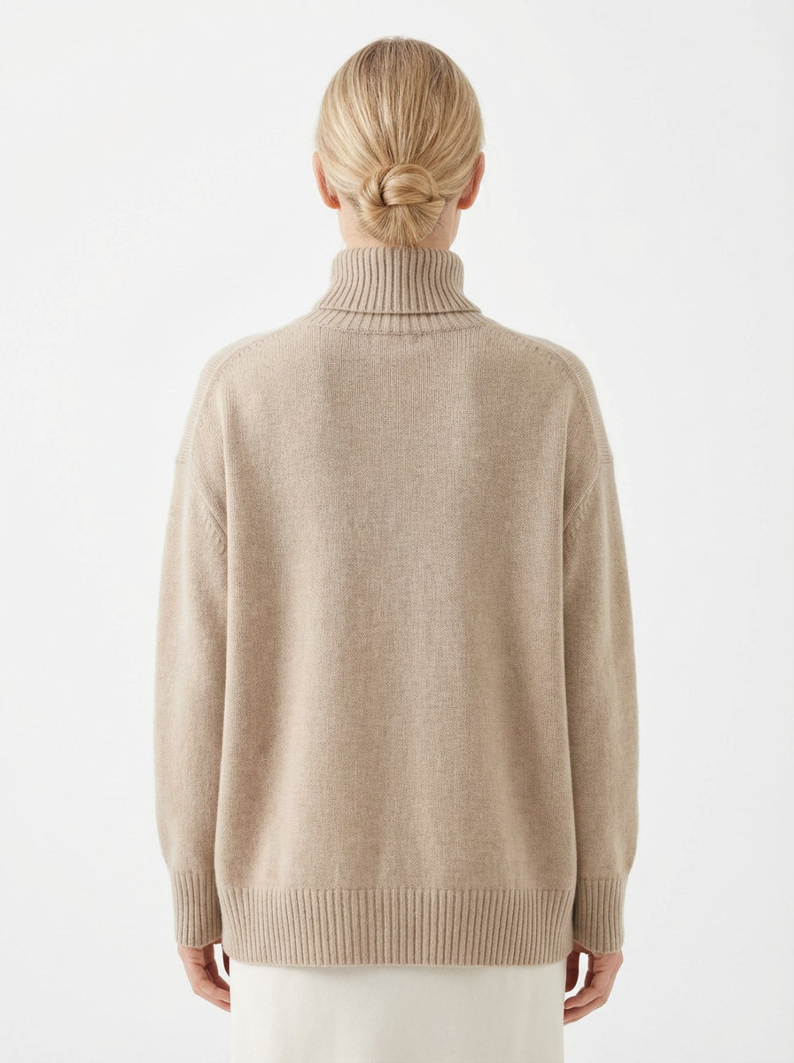 Turtleneck Sweater Women Classic Fit