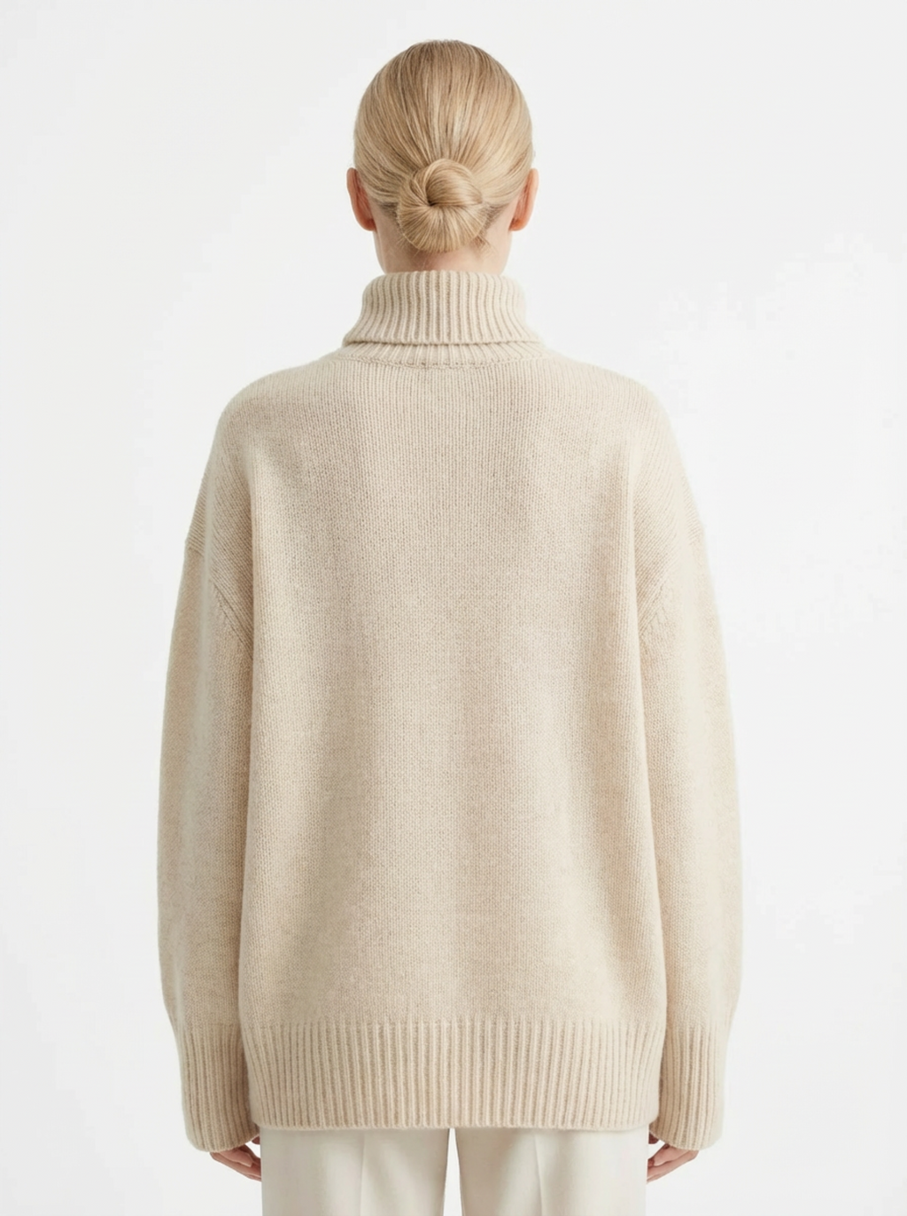 Turtleneck Sweater Women Classic Fit