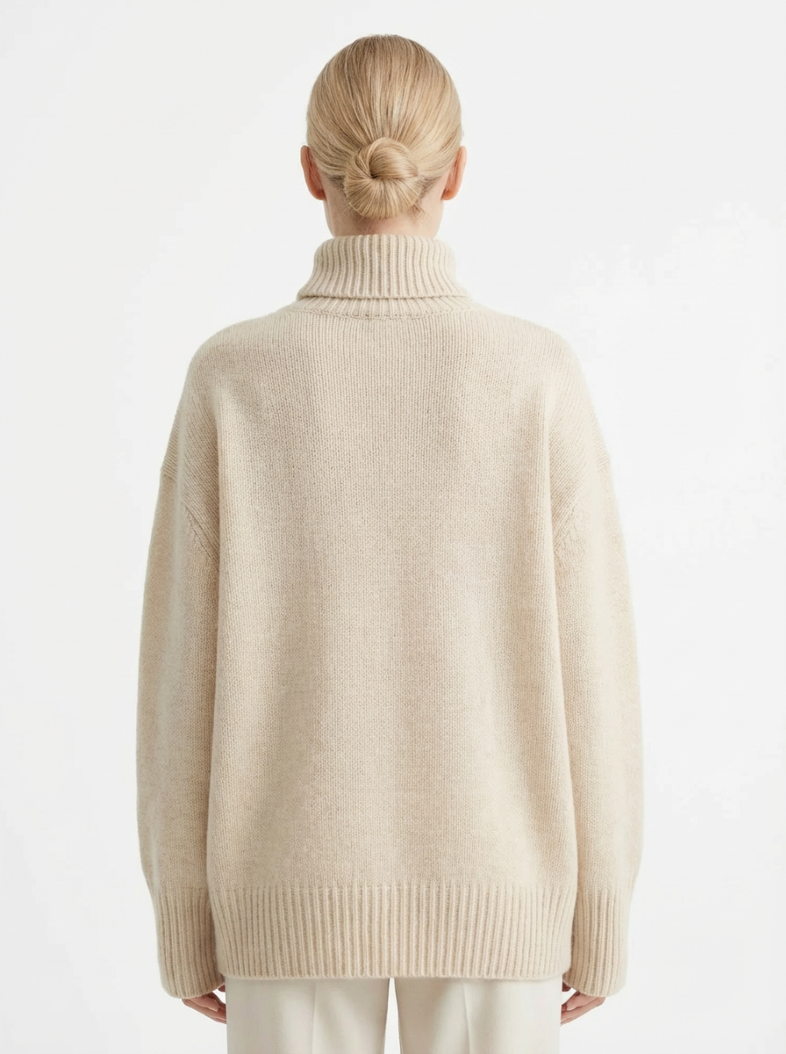 Turtleneck Sweater Women Classic Fit