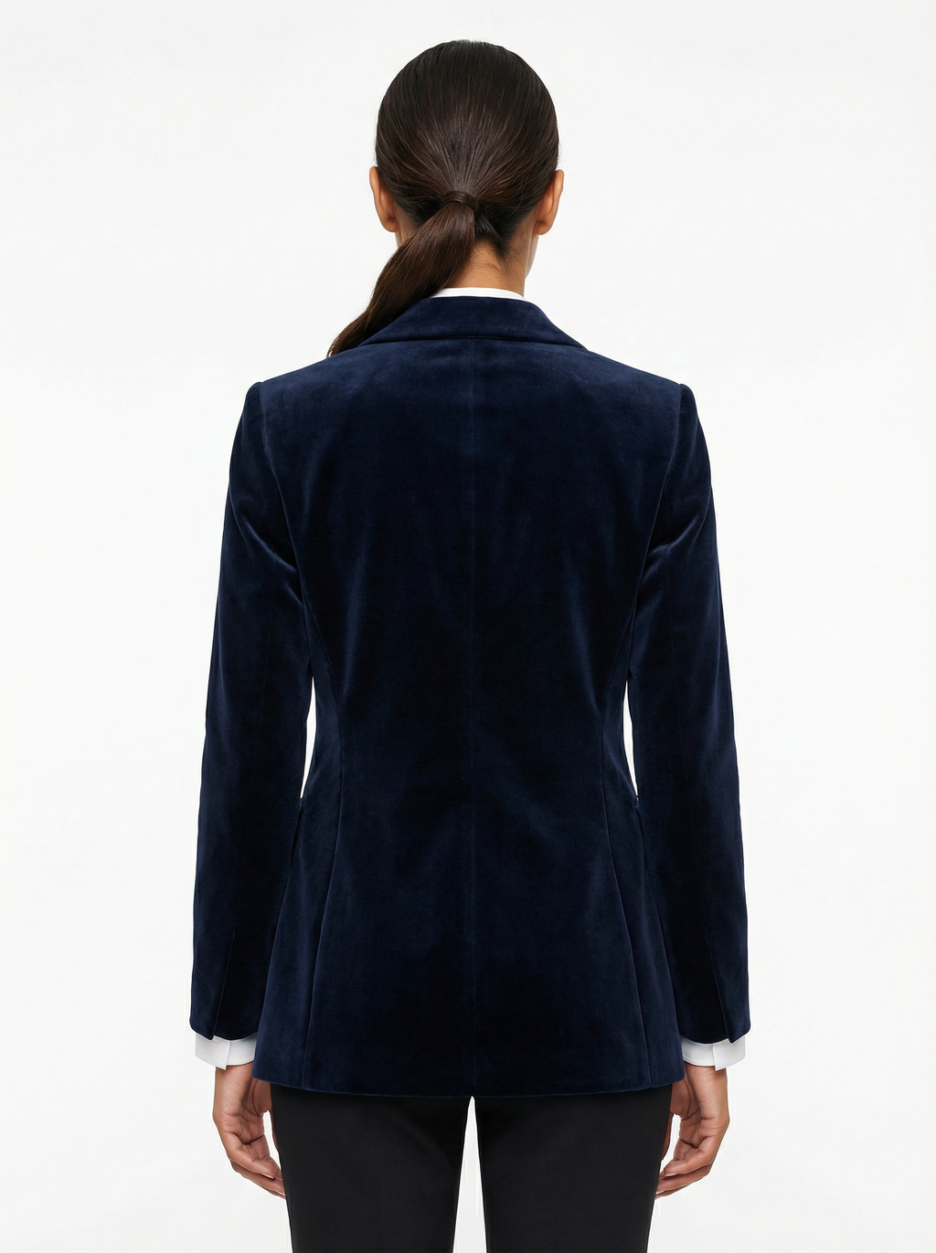 Blazer Women Tailored Fit Classic Lapel Gold Button Details