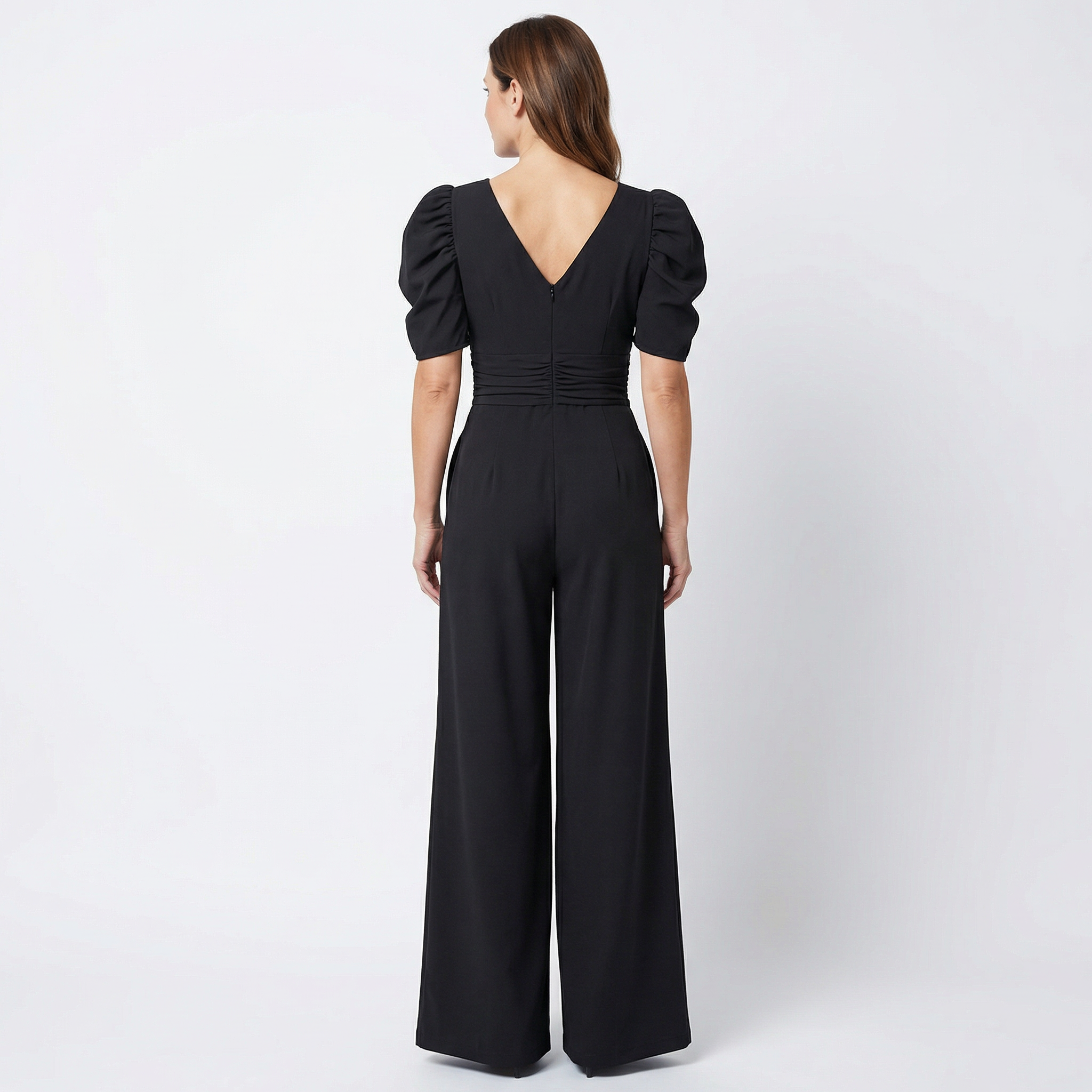 Jumpsuit Women Elegant Long Cut Tailored Design