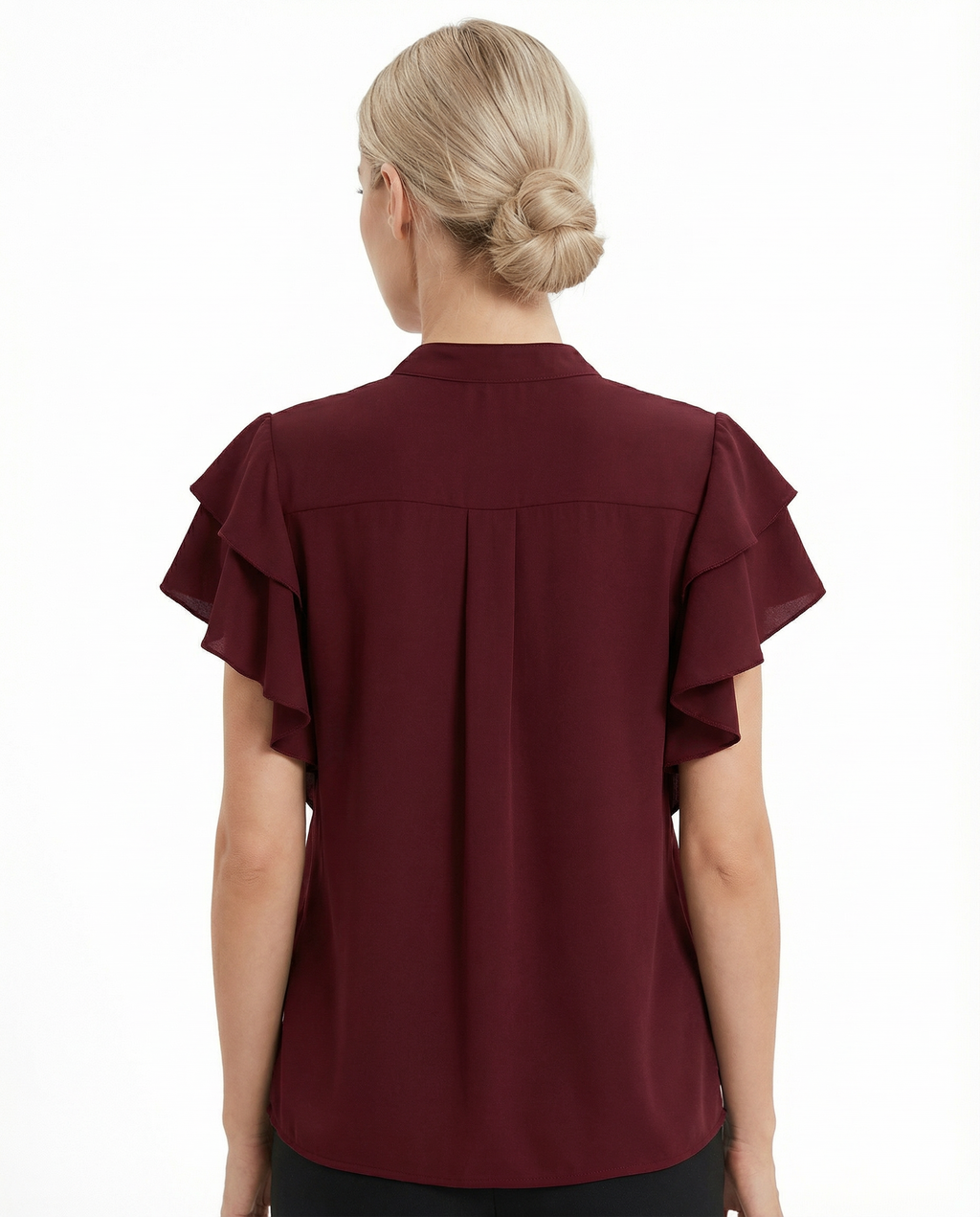 Blouse Women Sleeveless Refined Cut Everyday Style