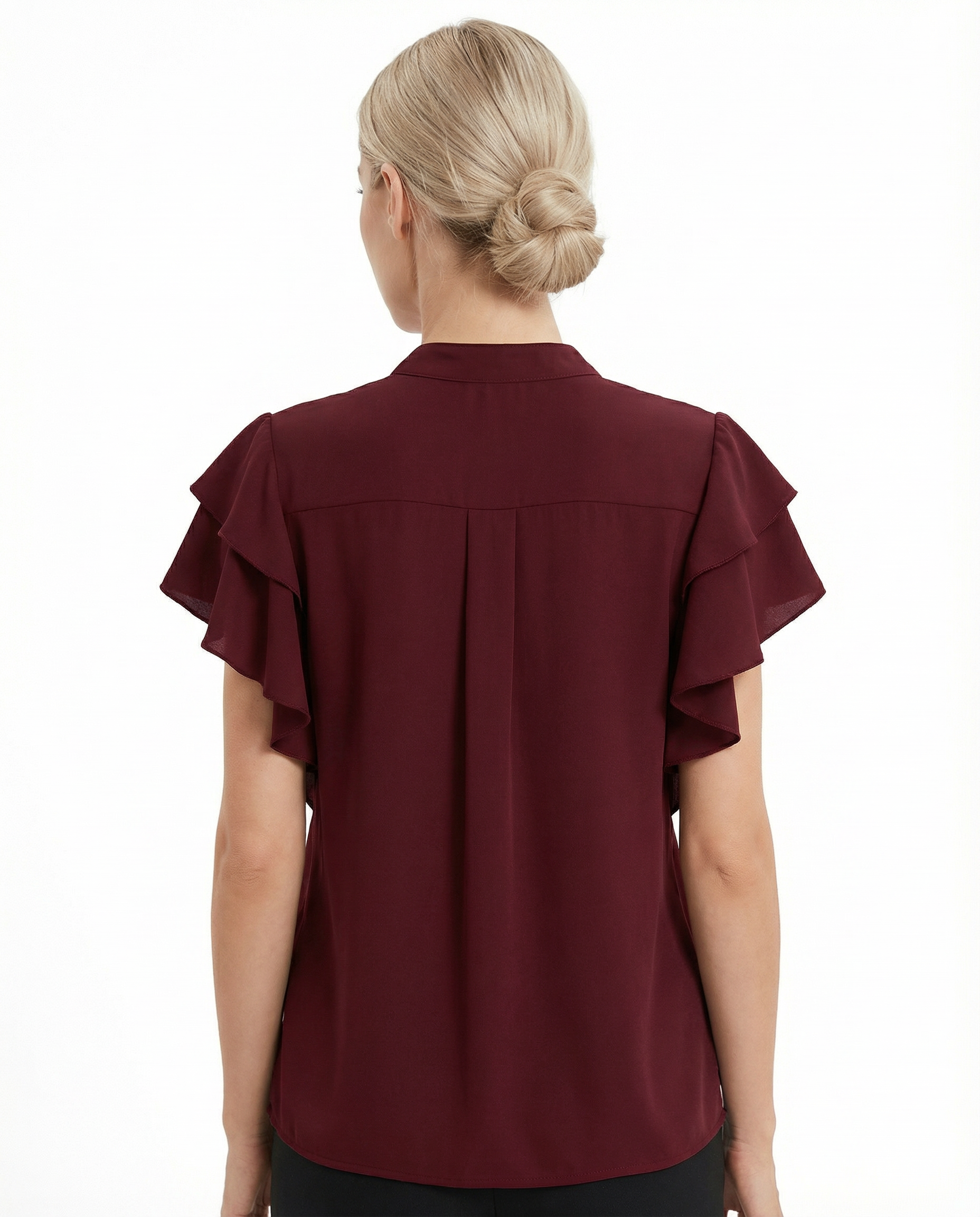 Blouse Women Sleeveless Refined Cut Everyday Style
