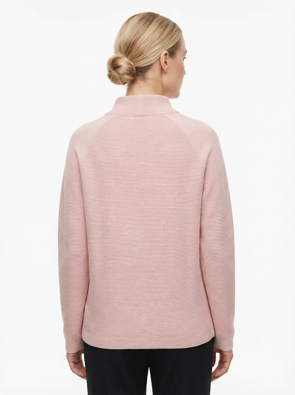 Sweater Women V‑Neck Zip Front Classic Silhouette