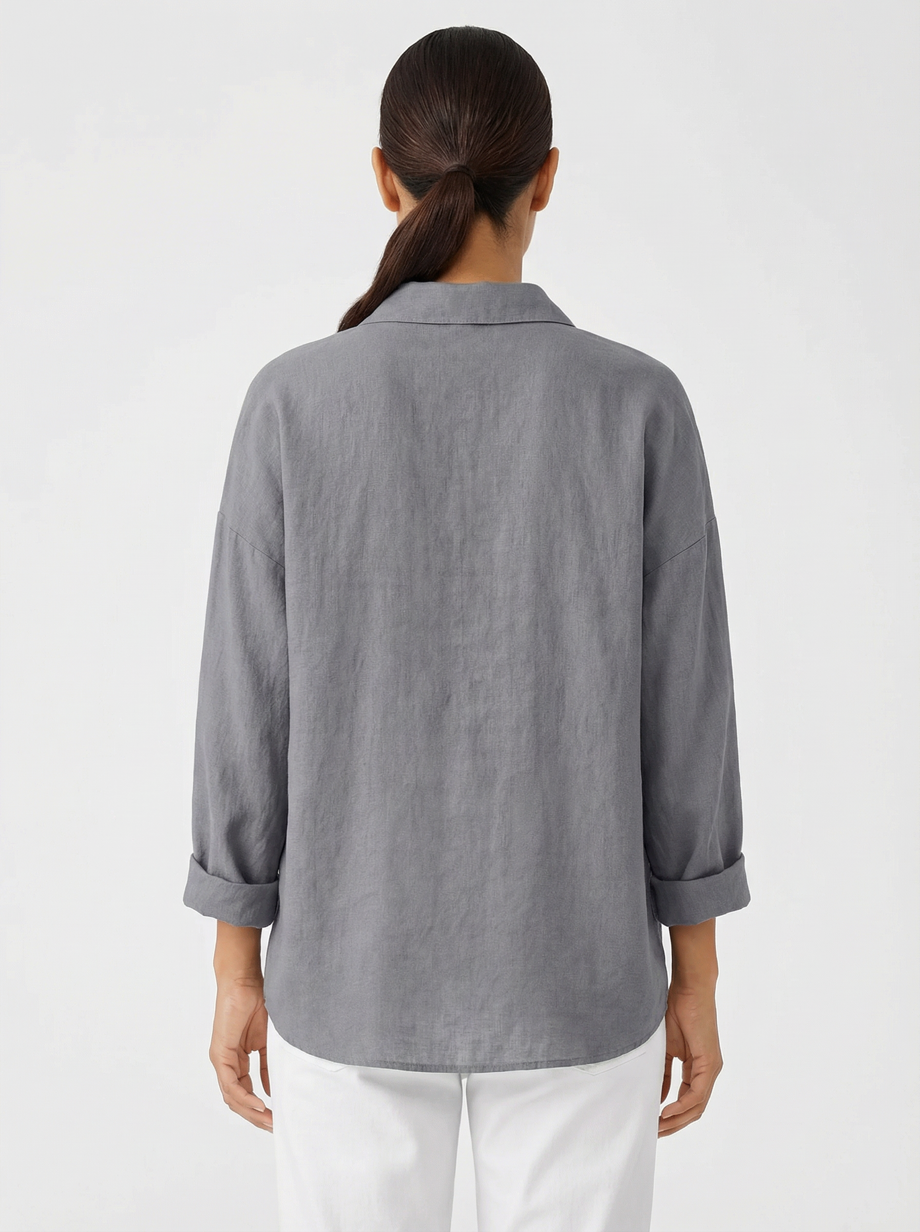 Blouse Women Front Button Closure Casual Fit