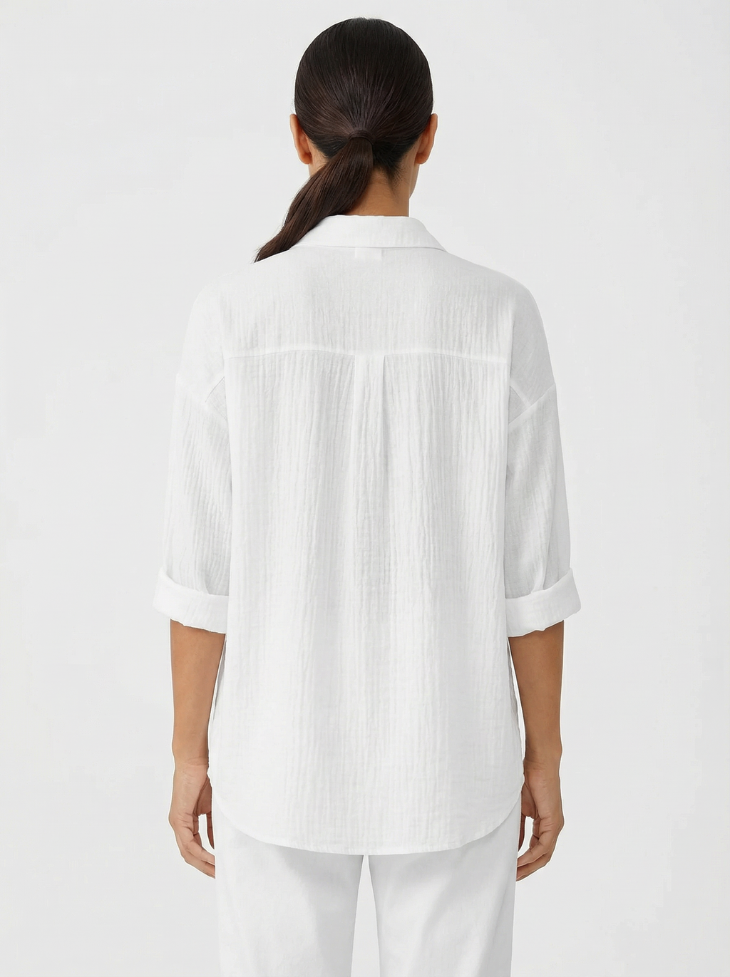 Blouse Women Front Button Closure Casual Fit