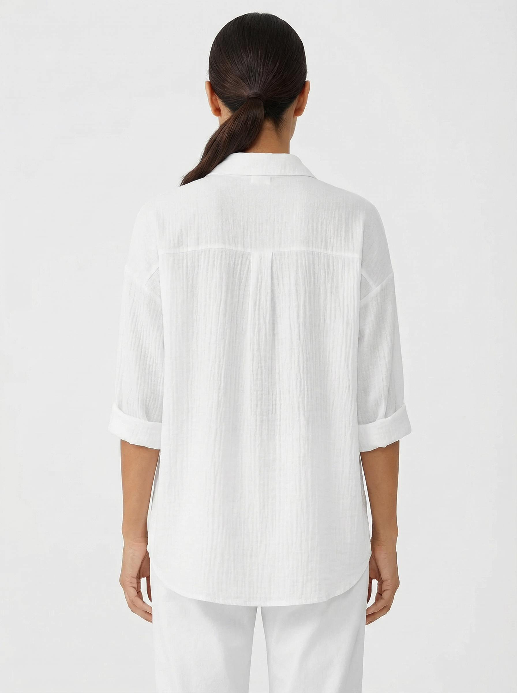 Blouse Women Front Button Closure Casual Fit