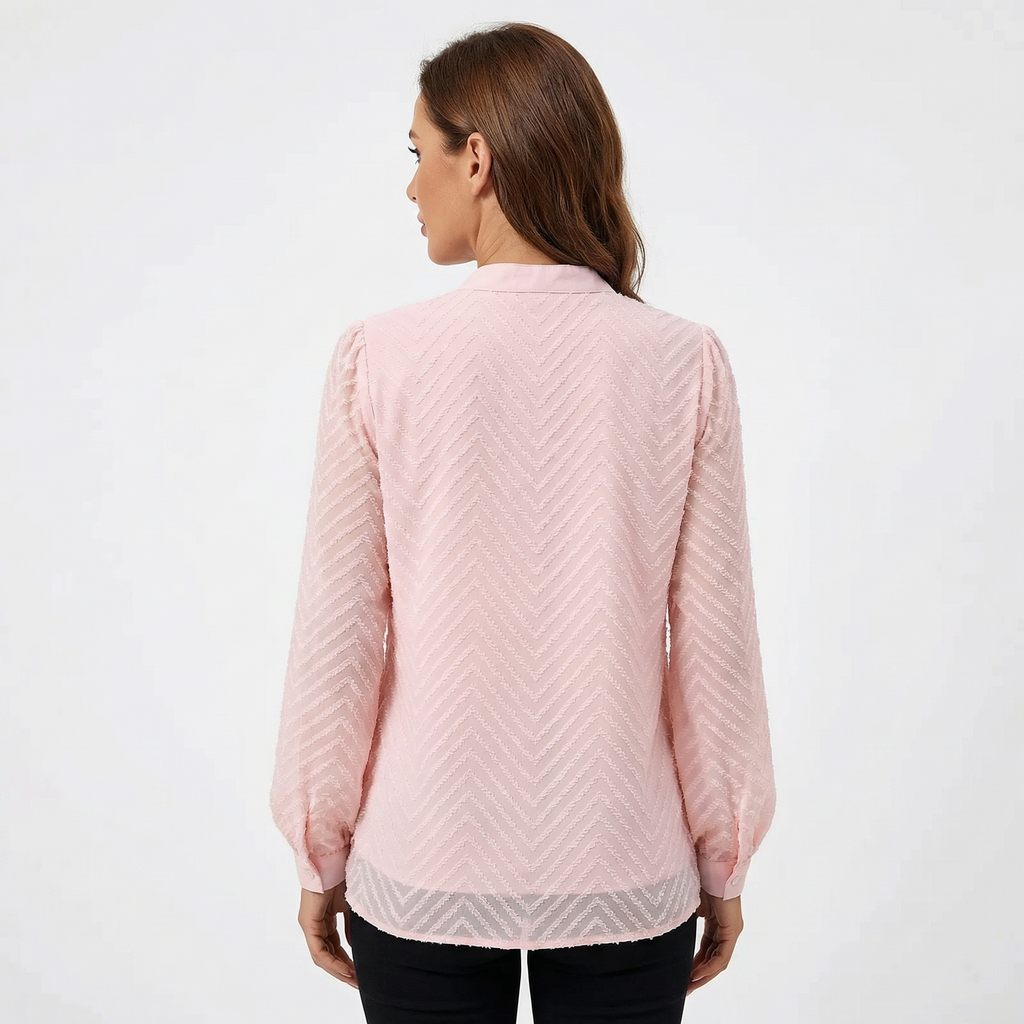 Top Women V‑Neck Smooth Draped Silhouette