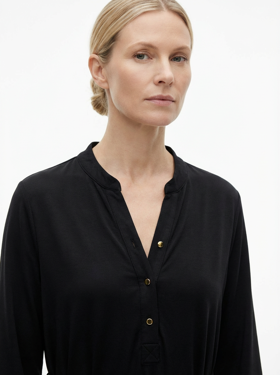 Maxi Dress Women Lapel Collar Belted Single Breasted Long Sleeve
