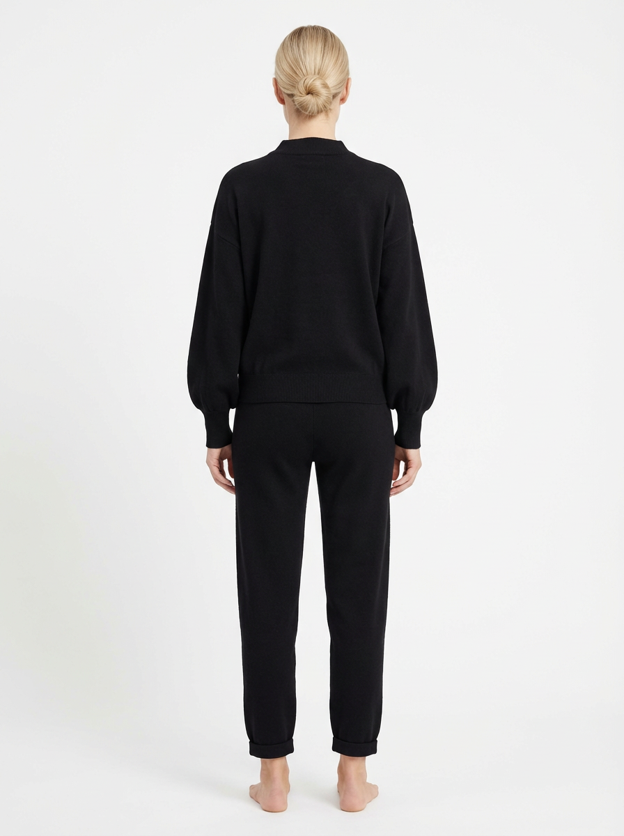 Tracksuit Women 2-Piece Set Relaxed Fit Balloon Sleeves