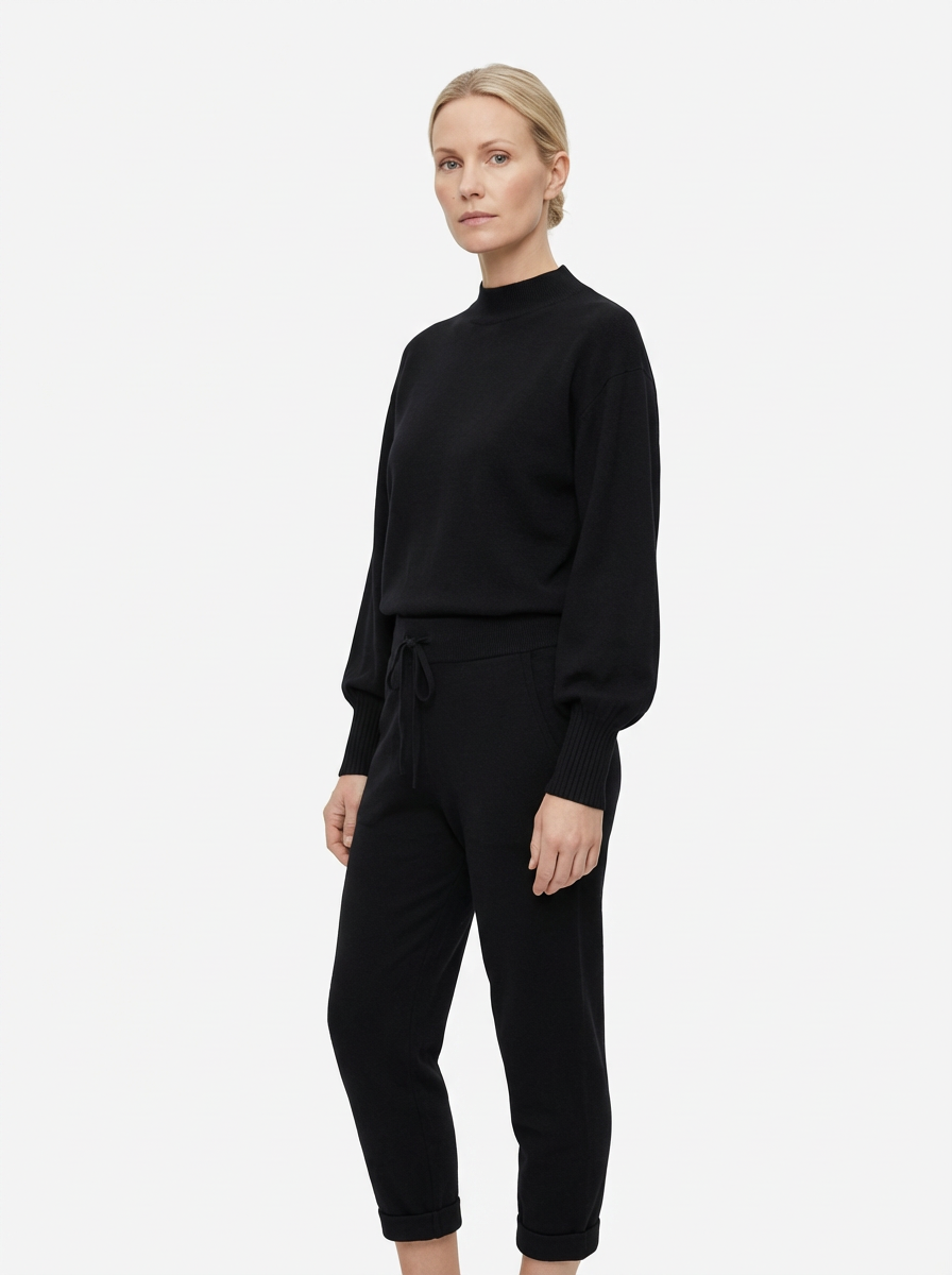 Tracksuit Women 2-Piece Set Relaxed Fit Balloon Sleeves