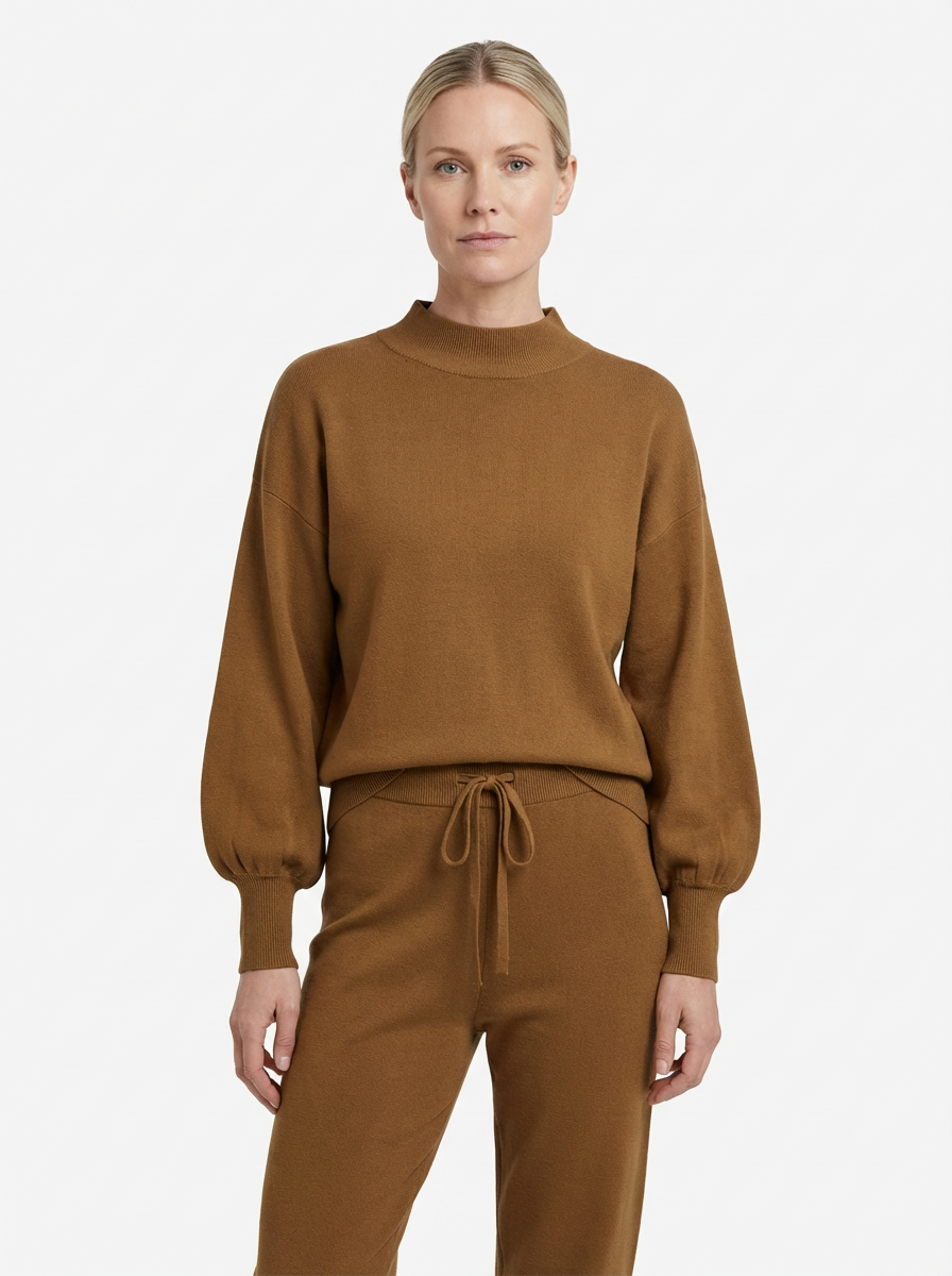 Tracksuit Women 2-Piece Set Relaxed Fit Balloon Sleeves