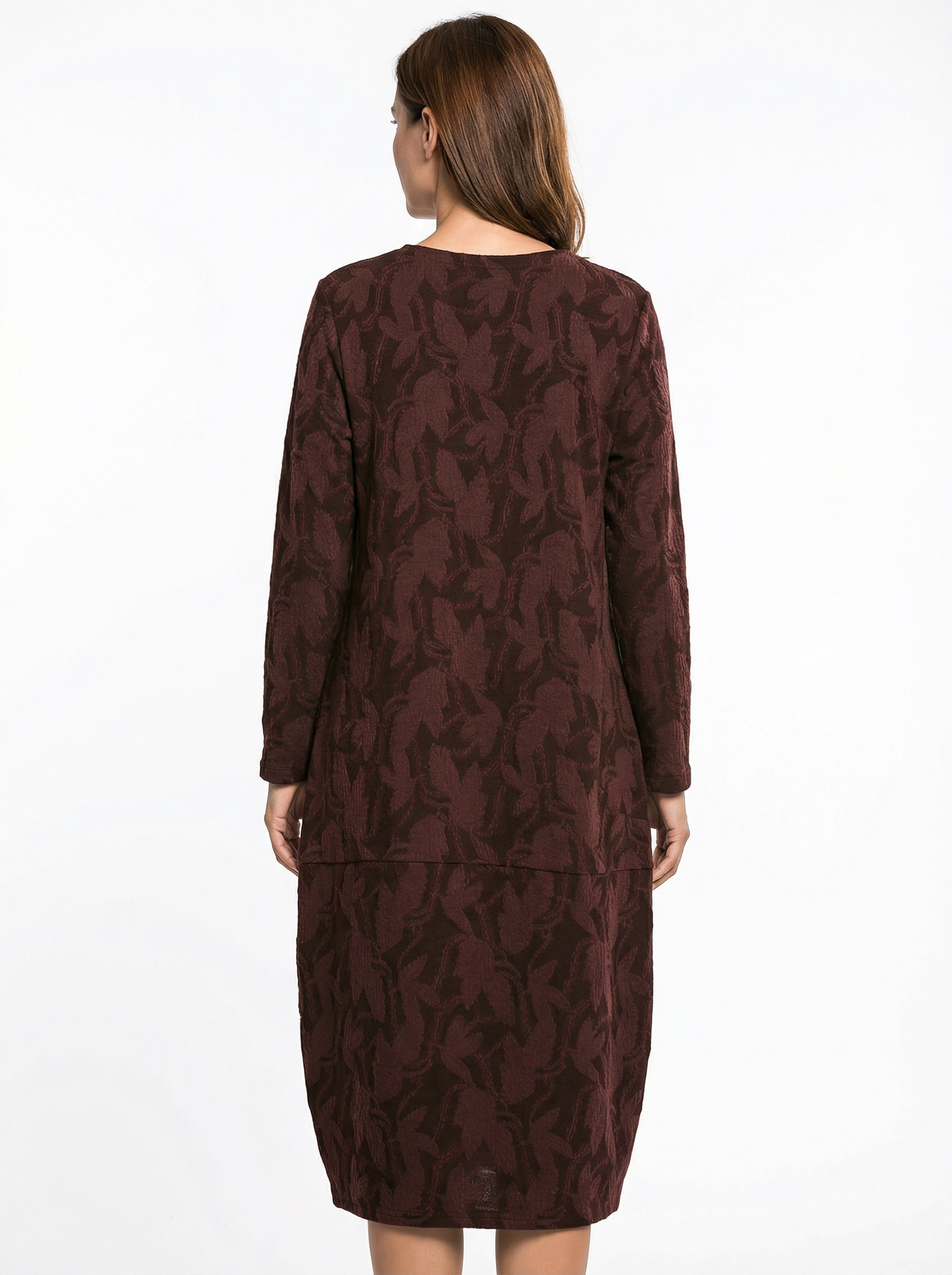 Women’s Classic Winter Dress with Full Sleeves & Relaxed Cut