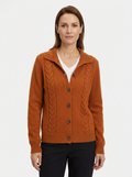 Cardigan Women Cable Knit Open-Front Relaxed Fit