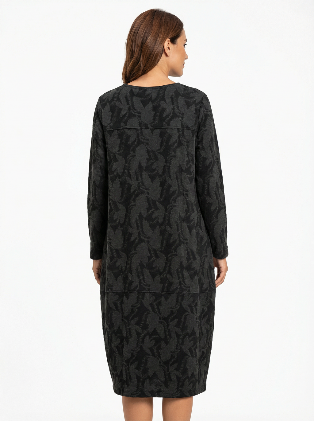 Women’s Classic Winter Dress with Full Sleeves & Relaxed Cut