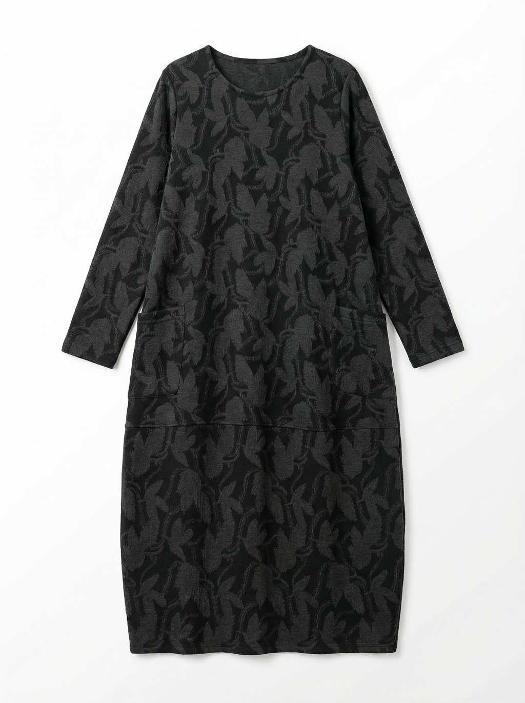 Women’s Classic Winter Dress with Full Sleeves & Relaxed Cut