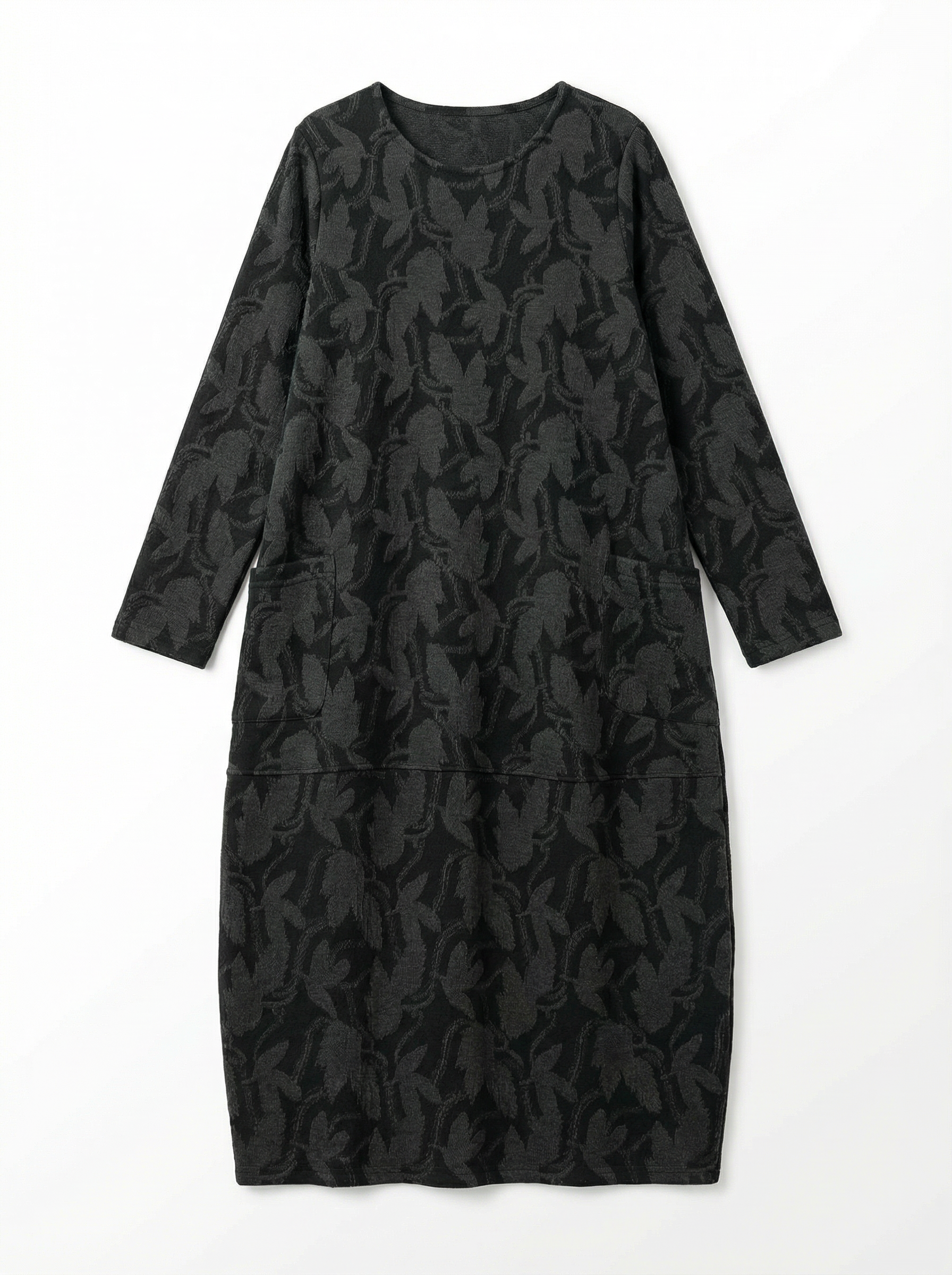 Women’s Classic Winter Dress with Full Sleeves & Relaxed Cut