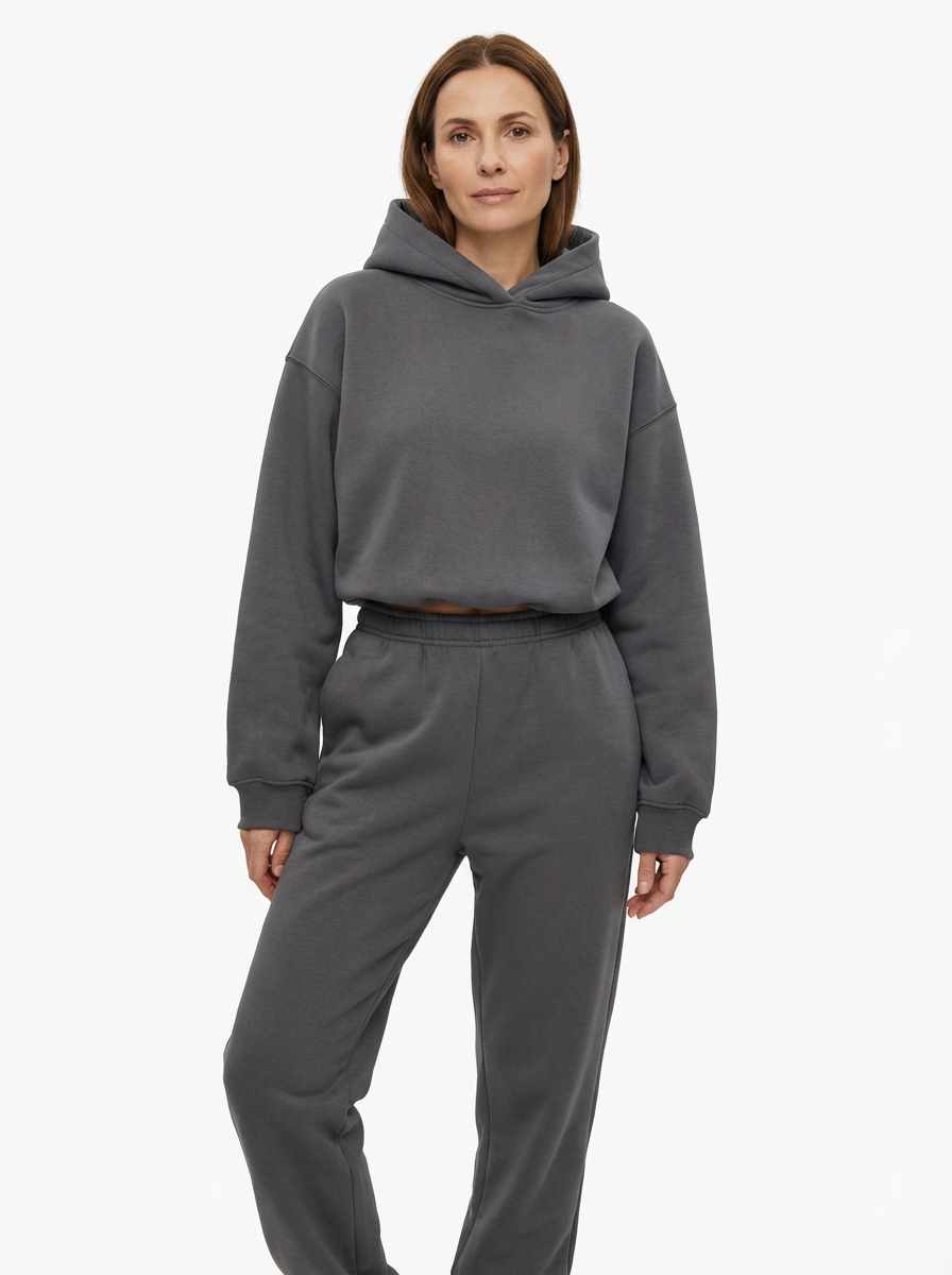 Tracksuit Set Unisex Oversized Relaxed Fit Two‑Piece