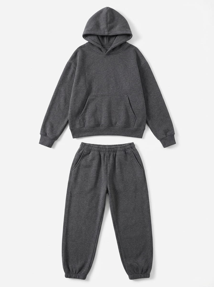 Tracksuit Set Unisex Oversized Relaxed Fit Two‑Piece