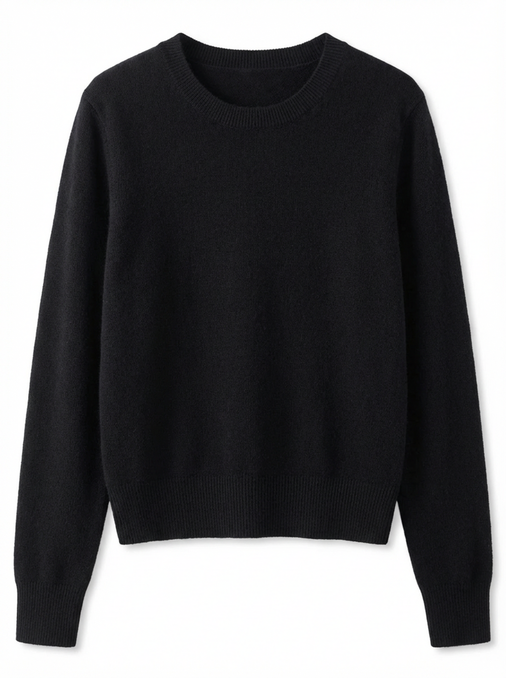 Classic Round‑Neck Sweater Women Regular Fit