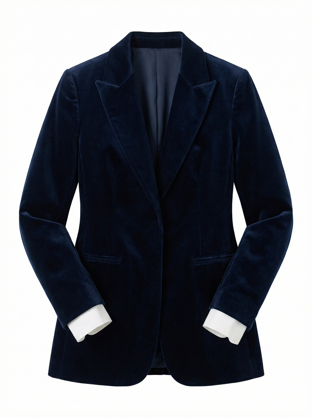 Blazer Women Tailored Fit Classic Lapel Gold Button Details