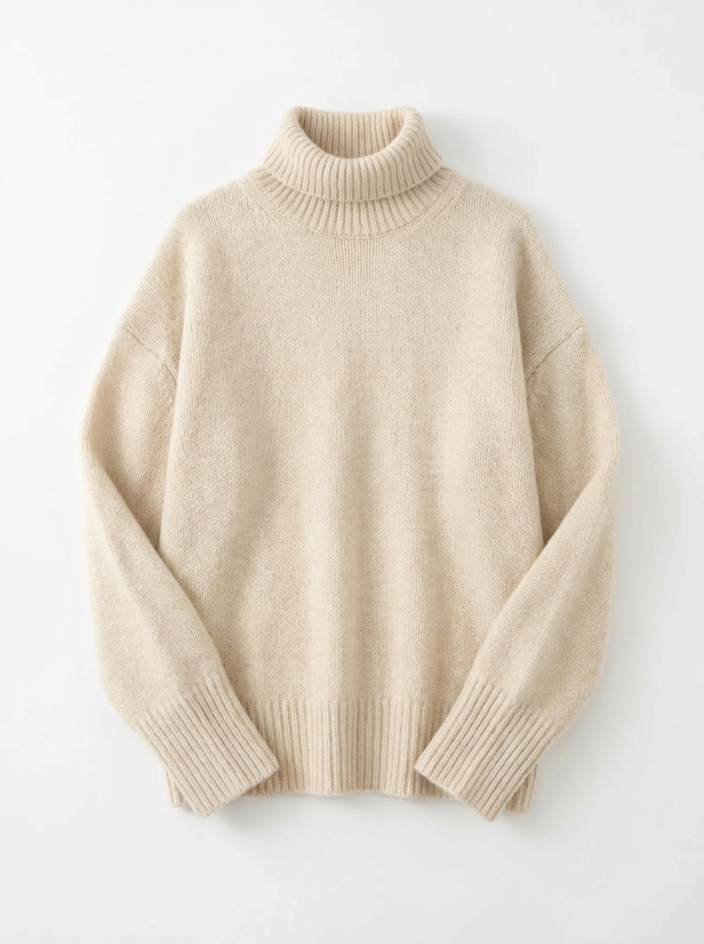 Turtleneck Sweater Women Classic Fit