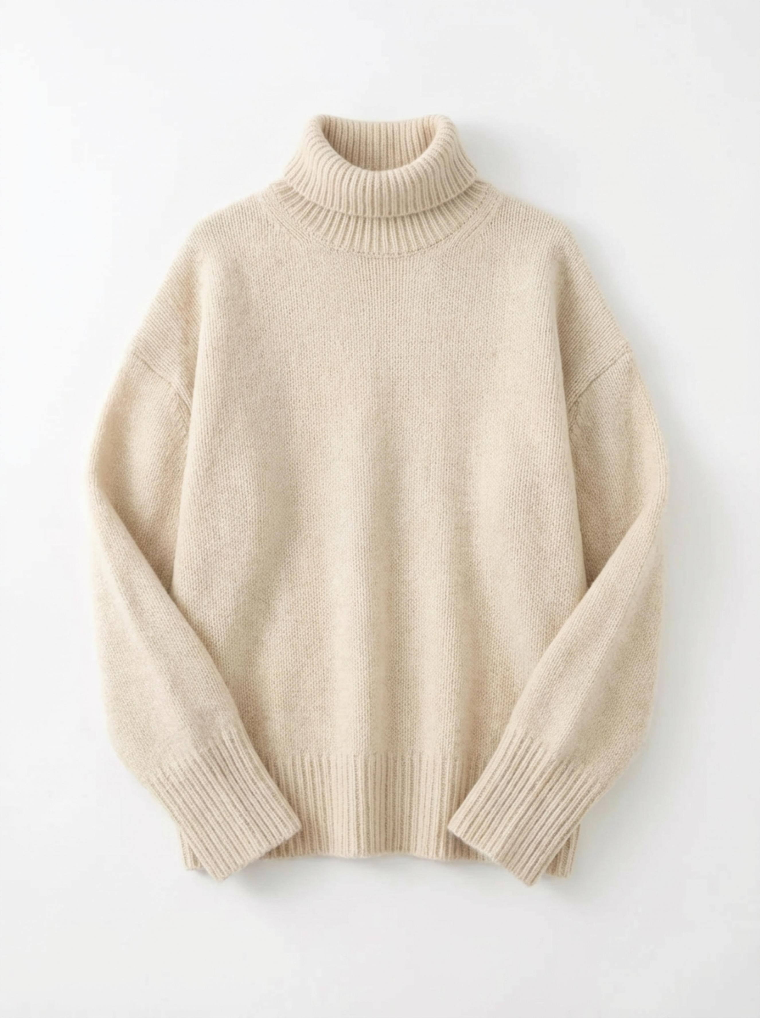 Turtleneck Sweater Women Classic Fit