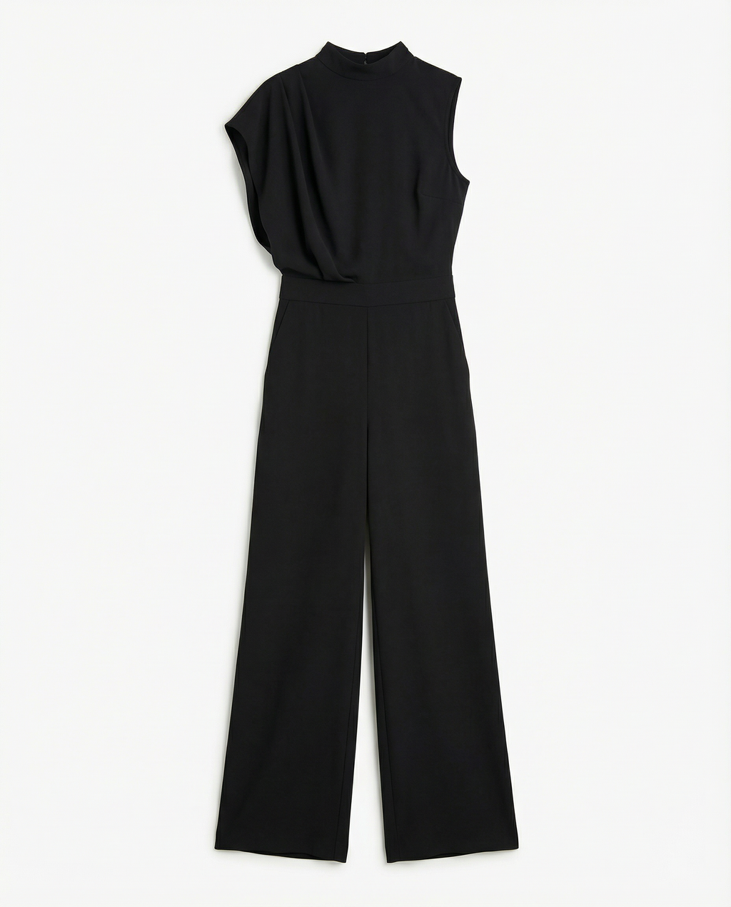 Jumpsuit Women Halter Neck Sleeveless Elegant Wide Leg