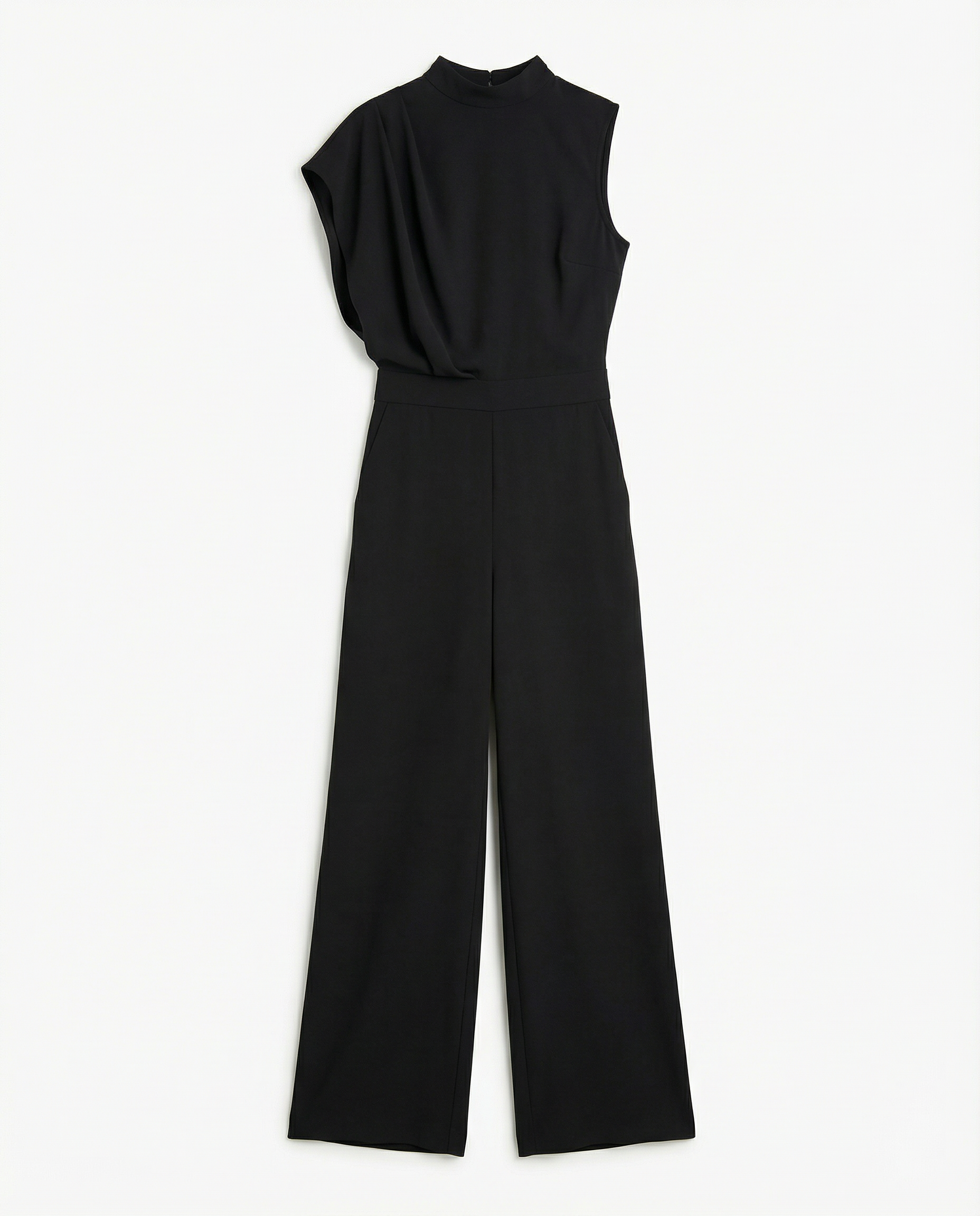 Jumpsuit Women Halter Neck Sleeveless Elegant Wide Leg