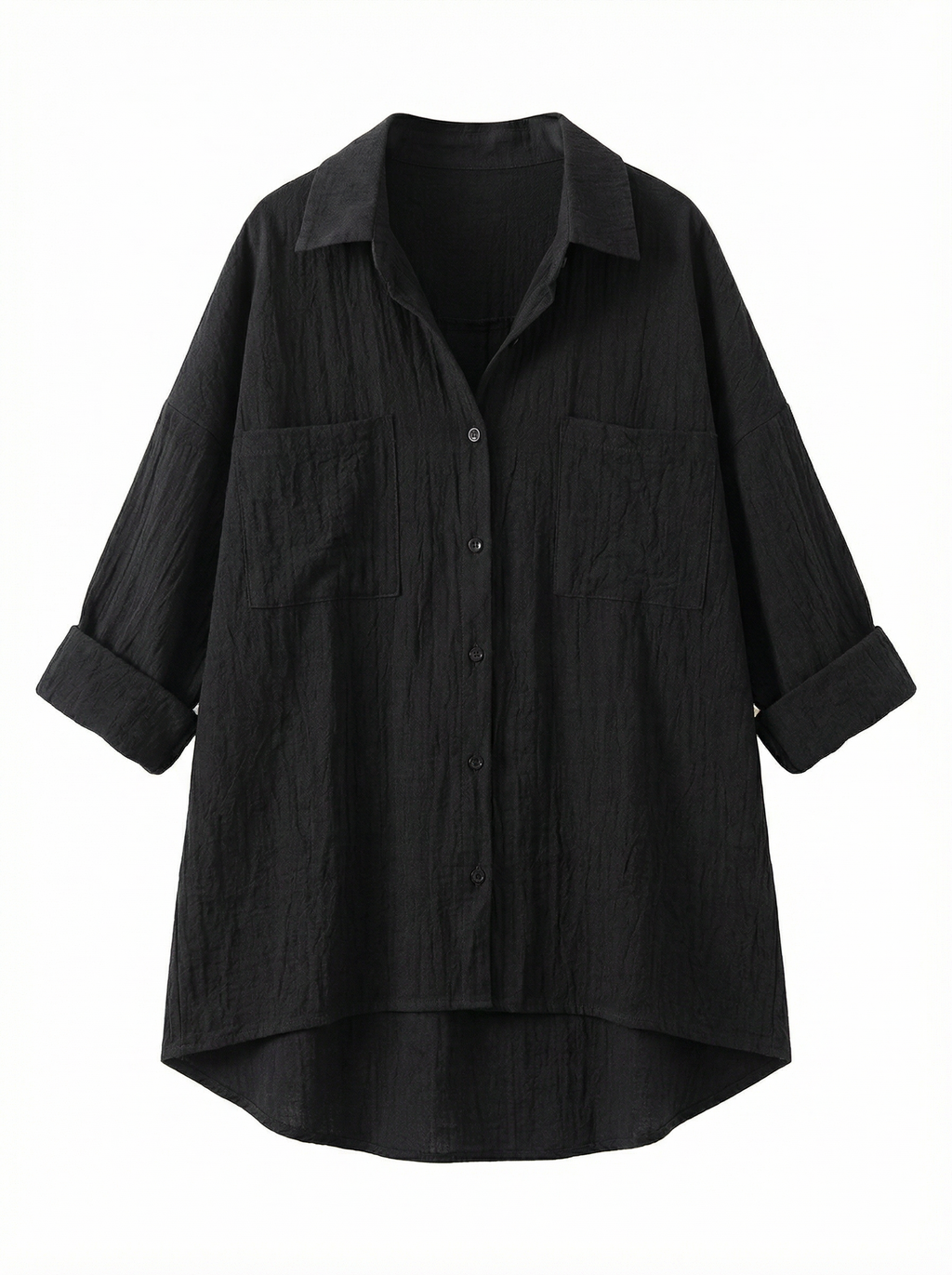 Blouse Women Front Button Closure Casual Fit