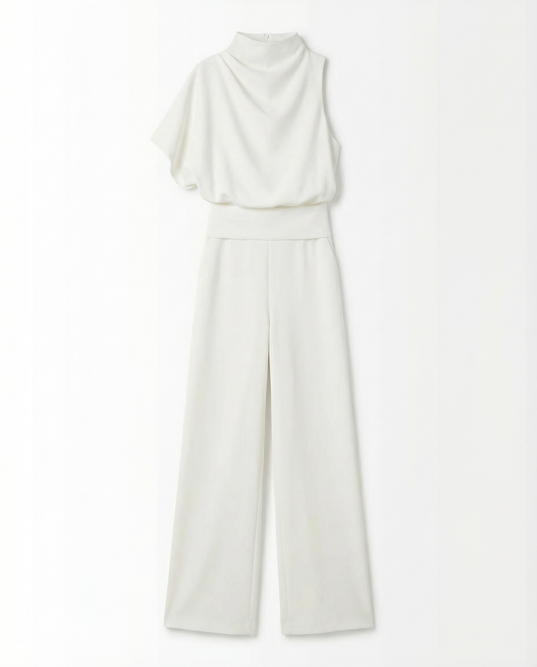 Jumpsuit Women Halter Neck Sleeveless Elegant Wide Leg