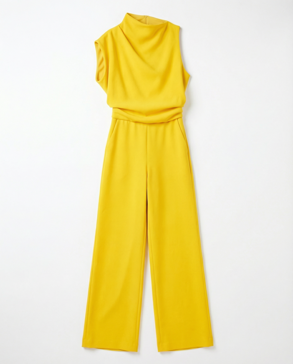 Jumpsuit Women Halter Neck Sleeveless Elegant Wide Leg