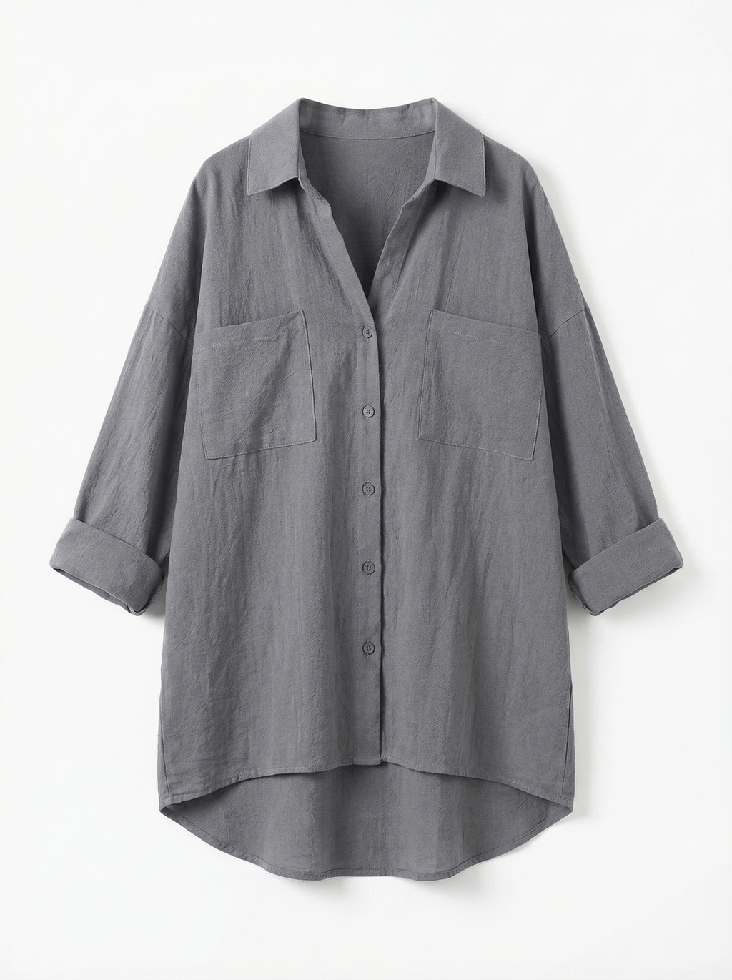 Blouse Women Front Button Closure Casual Fit