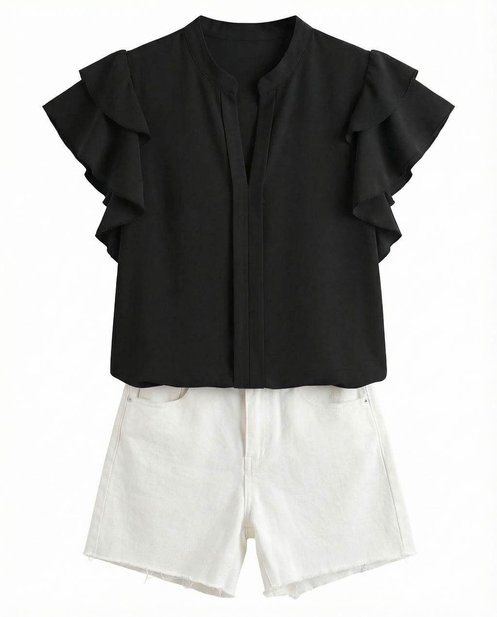 Blouse Women Sleeveless Refined Cut Everyday Style
