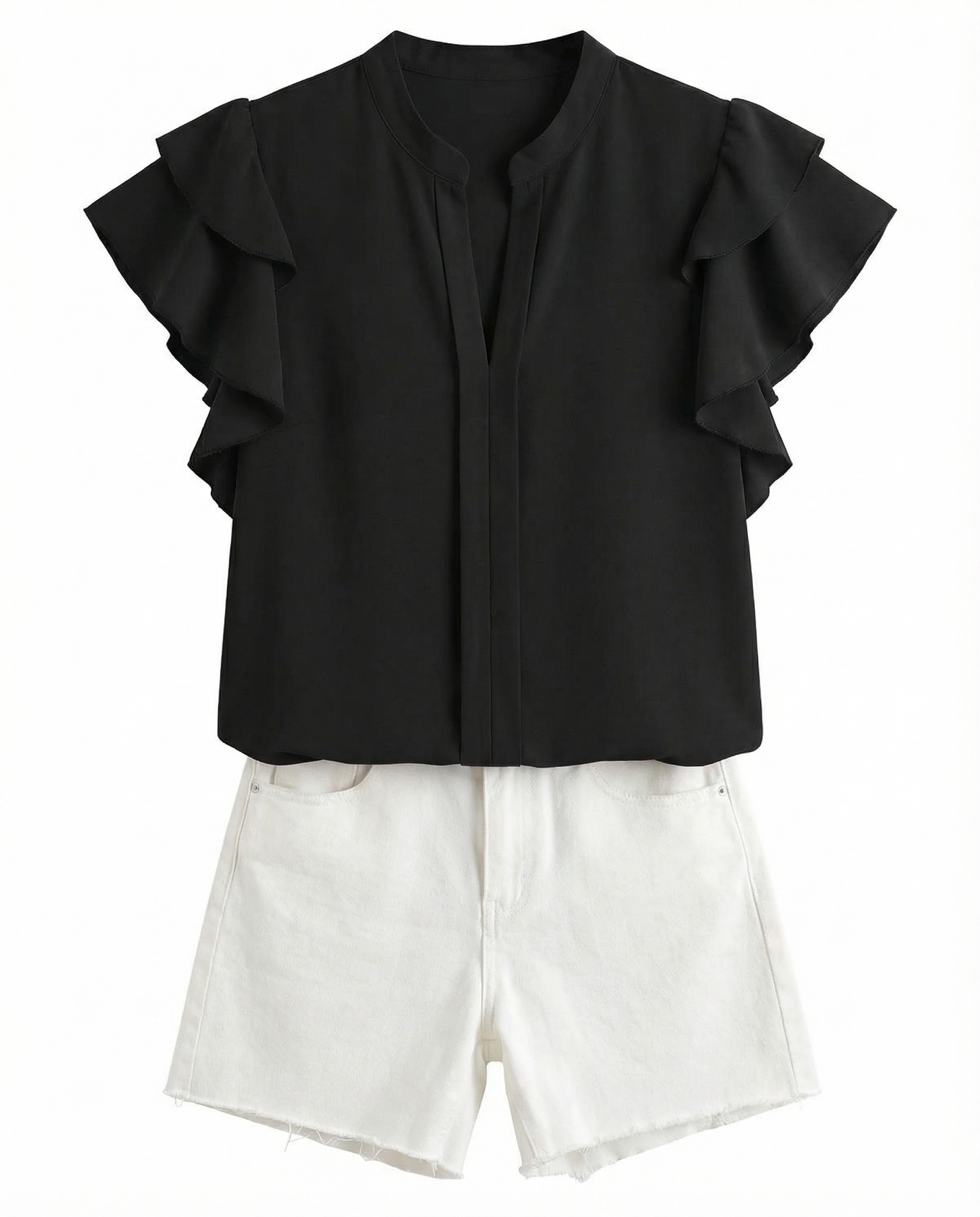 Blouse Women Sleeveless Refined Cut Everyday Style