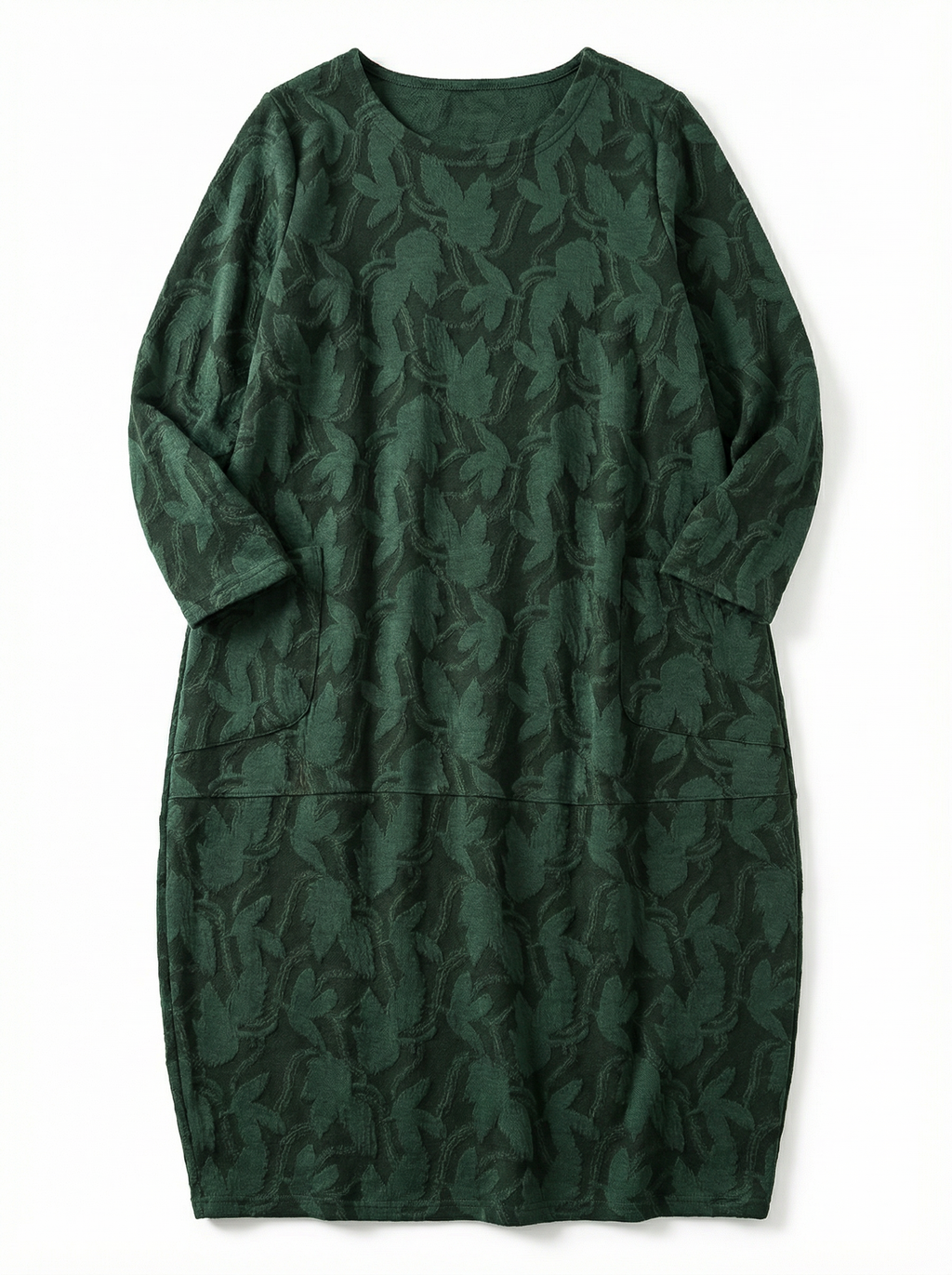 Women’s Classic Winter Dress with Full Sleeves & Relaxed Cut