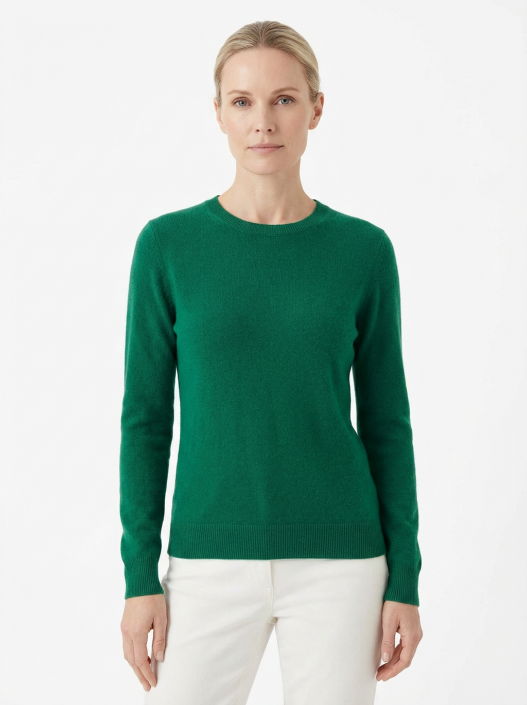 Classic Round‑Neck Sweater Women Regular Fit