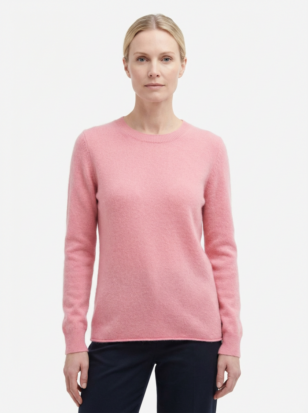 Classic Round‑Neck Sweater Women Regular Fit