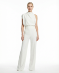 Jumpsuit Women Halter Neck Sleeveless Elegant Wide Leg
